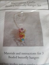 ✨ SALE ✨ Impressions Crafts - Beaded Butterfly Hanger Kit