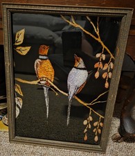 Vintage Reverse Glass Painting