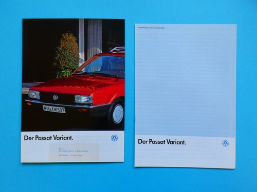 Brochure passat b2 - brochure, vw