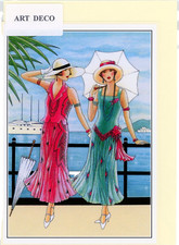 Art Deco 1920's style greeting