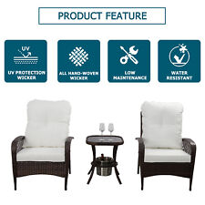 3Pcs Garden Bistro Set w Ice