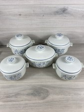 Royal Doulton Shadow Play Ls1020 X 5 2 Lrg 2 Medium 1 Oval Serving Dish Set ….