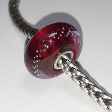 Trollbeads Silver Trace, Pink