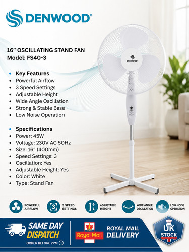 Denwood oscillating - 16”,