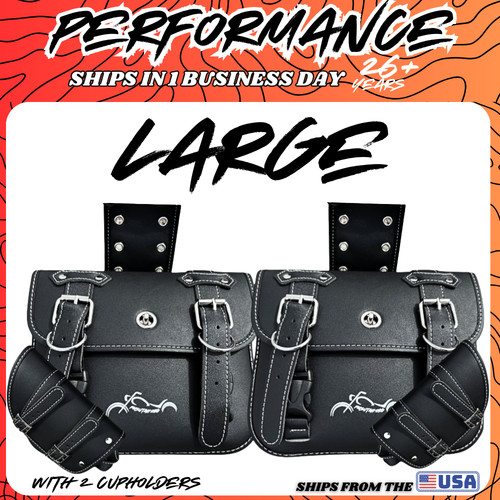 Saddlebags cup holder - holder, saddle