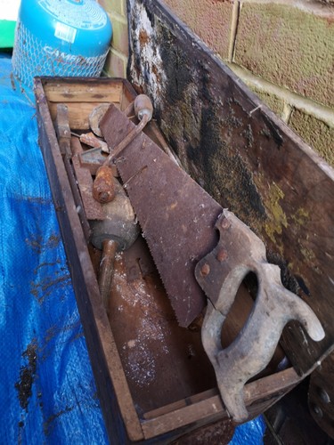 Rusty tools with broken - tools,