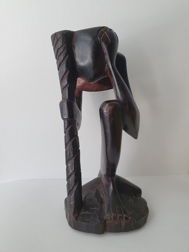 Vintage african hand carved - hand,