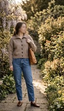 Zara Beige Cardigan Size M