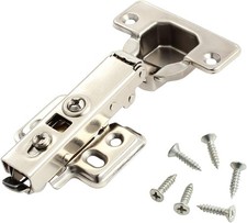 Soft Close Cabinet Door Hinges 20 PCs 110 Degree Steel Kitchen Cabinet Cupboard