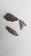 Neolithic Flint Arrowheads X 3