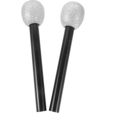  2 Pcs Fake Bling Microphone