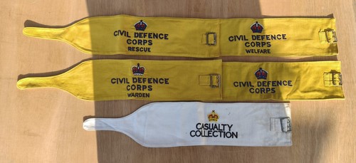 Civil defence corps armbands - defence,