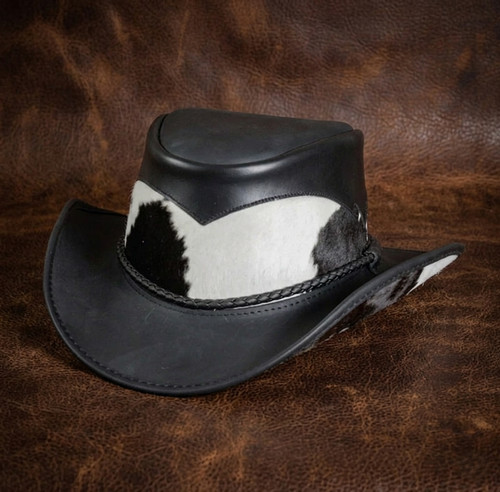 Black genuine leather - black,