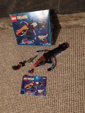 90s LEGO Aquazone Set 6155 Deep Sea Predator 100% Complete + Box + Instructions