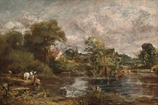 English Cottage by River