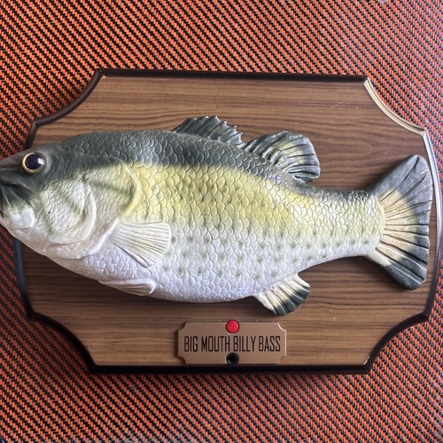 Vtg gemmy big mouth billy - vtg, bass