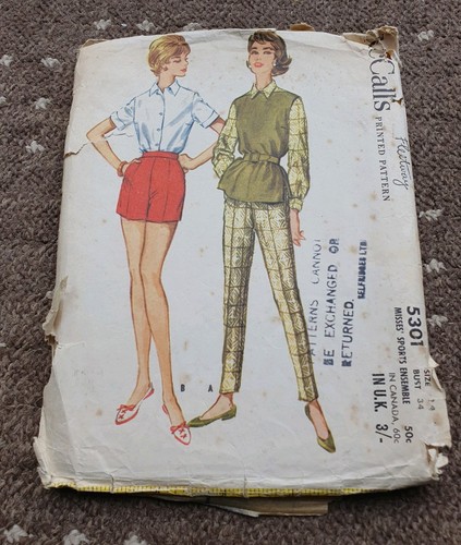 Vintage mccalls sewing patt - mccalls,
