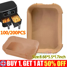 200X Air Fryer Liners Disposable Paper Liners Non-Stick Parchment for.Ninja`Dual