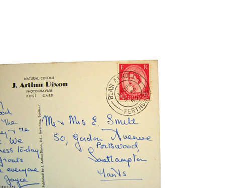 Postmark blair atholl - atholl,