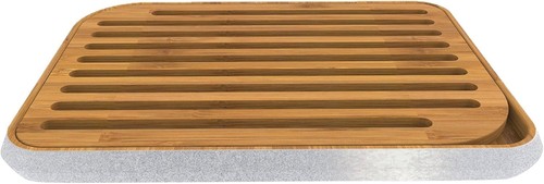 Pebbly bread board bamboo - bread, board,