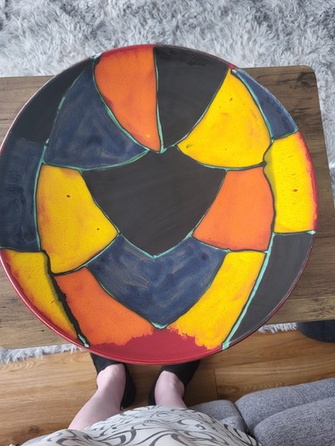 Poole pottery charger 42cm - poole,