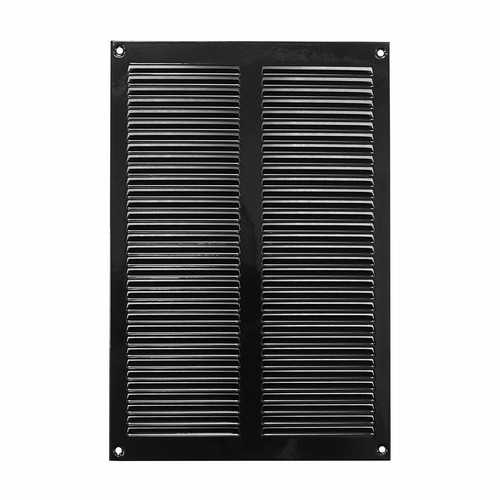 Black metal air vent grille - metal, /