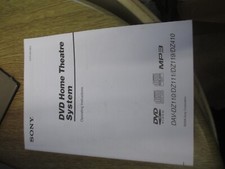 SONY DAV-DZ110, DZ111, DZ119, DZ410 DVD PLAYER MANUAL