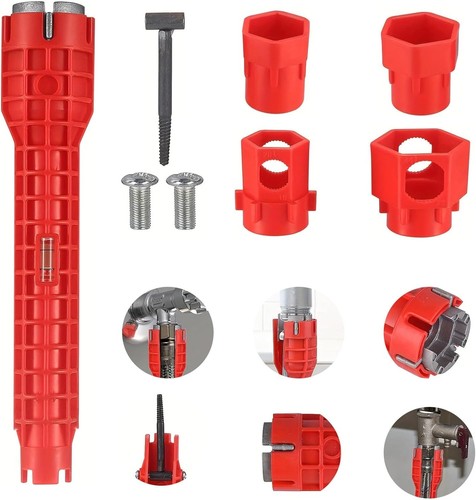 Faucet and sink wrench - and,