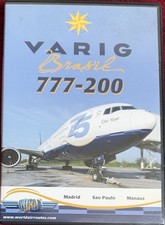 Varig Brasil Brazil 777-200 Madrid Just Planes DVD 2006 World Air Routes Flying