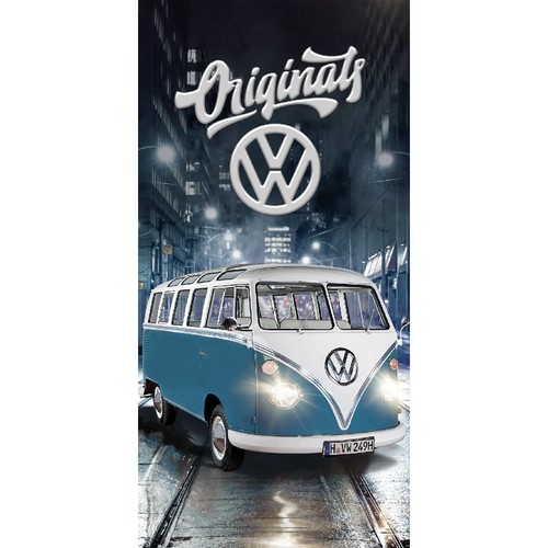 Volkswagen bulli blue - vw,