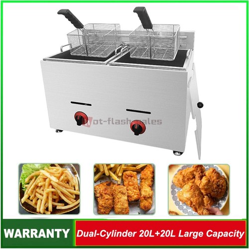 Double tank baskets gas - double, +2