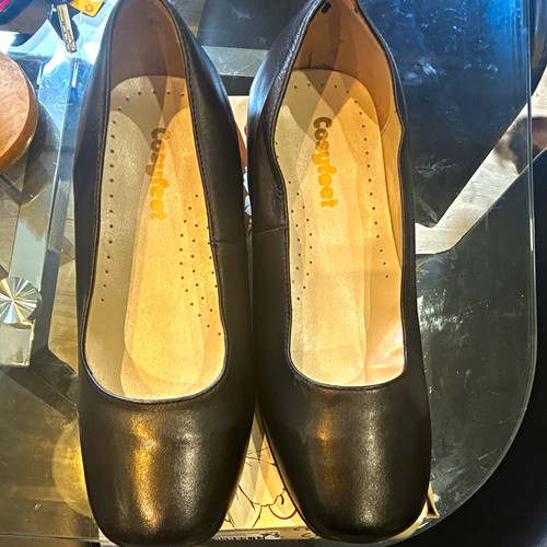 Gabor black leather court - gabor,