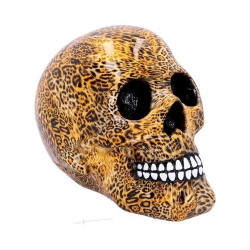 Half size 11cm skull ornament - half,