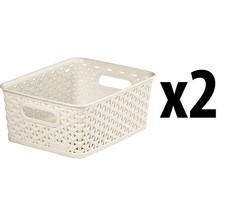 2 x Curver Plastic Storage