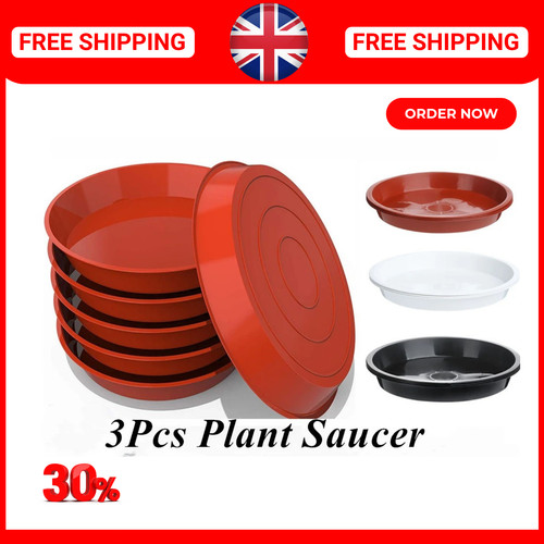 Plant pot saucers round - 3x, |