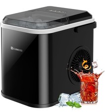 Ice Maker Machine, CUMEOD Countertop Ice Cube Maker with LED Display, Ice Cubes