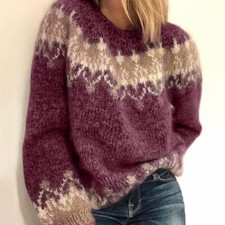 Womens Jumper Top Winter Warm