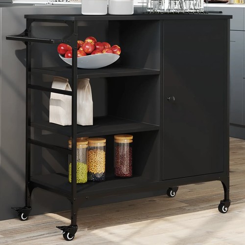 Kitchen trolley black - kitchen,