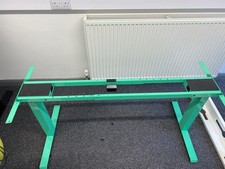 Exec 2+ :3 Stage Extra Height Electric Standing Desk -Frame only (Green)