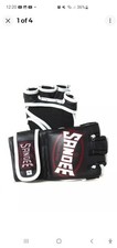 Sandee MMA Leather 4oz Fight Gloves Training Martial Arts Mitts Punch Sparring