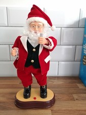 Vintage Santa Claus Christmas Dancing Singing hip swinging Decoration