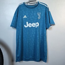 RARE! Adidas Juventus 2019/20 Third Kit Jersey Ronaldo #7 2XL XXL Jeep Football