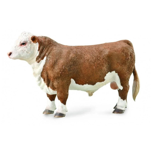 Hereford bull figurine - hereford,