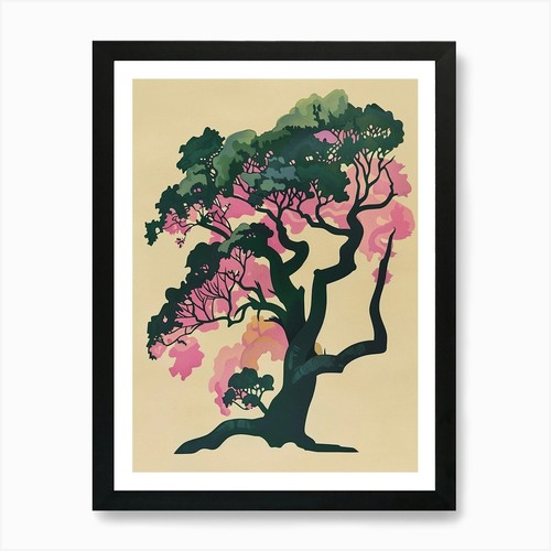 Ebony tree colourful - tree,