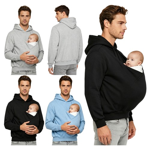 Men baby carrier hoodie - baby,