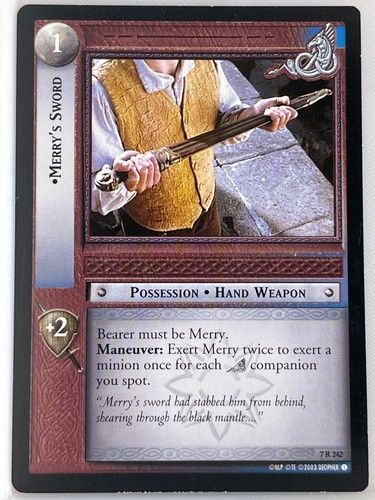 Lord the rings tcg return - the,