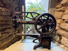 Antique Singer 29K Leather