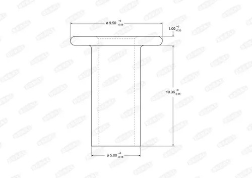 Brake lining rivet 93038 beral - brake,