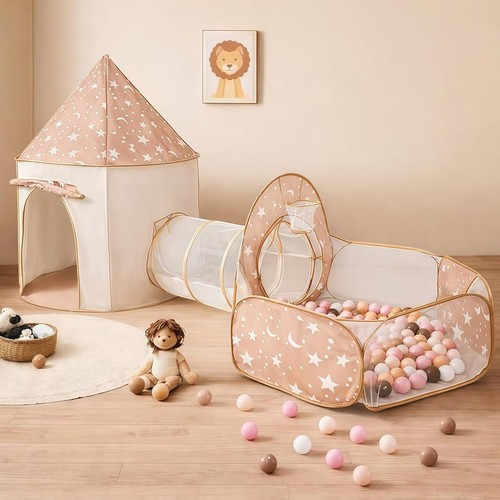 Kids play tent with - 3,