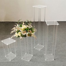 Tall Clear Acrylic Plinth